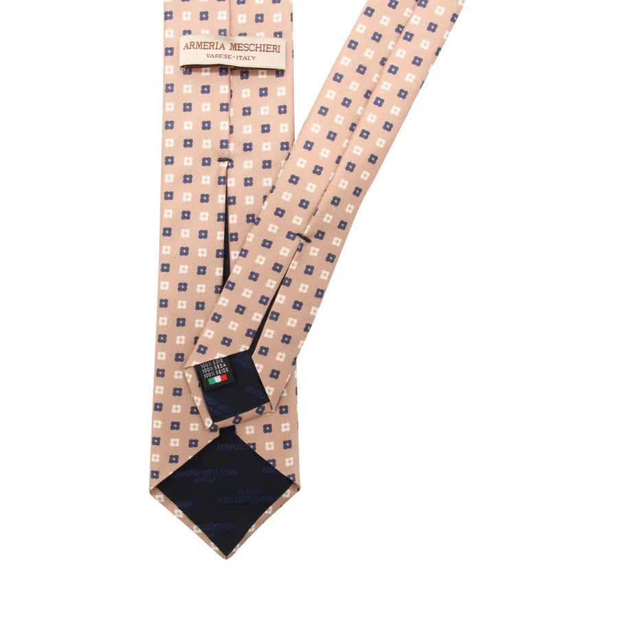 1659AU cravatta uomo ARMERIA MESCHIERI man 6 cm silk tie