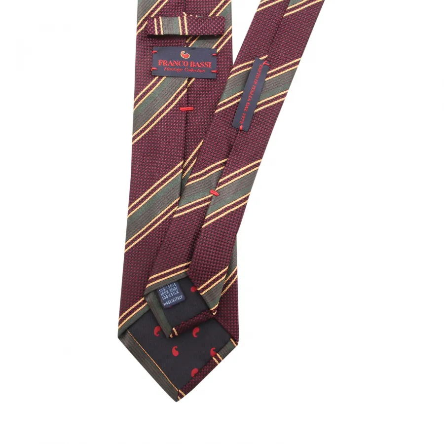 1728AU cravatta uomo FRANCO BASSI man 7 cm silk tie