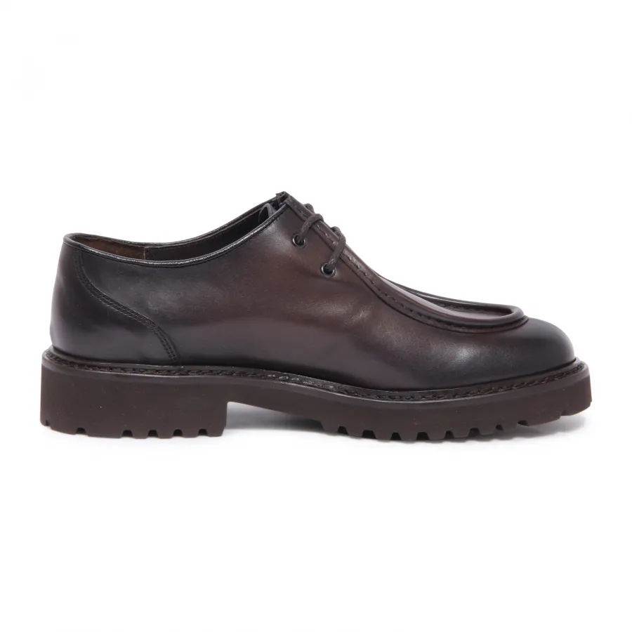 9788AT scarpa allacciata uomo DOUCAL'S man shoes brown