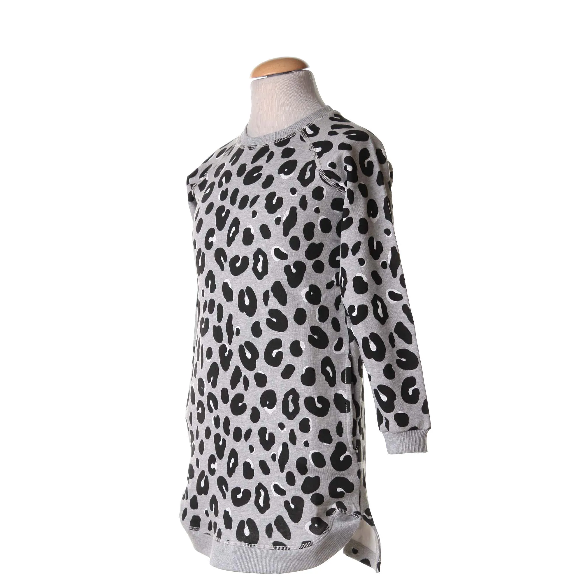 Abito Saphire Grigio Leopardato