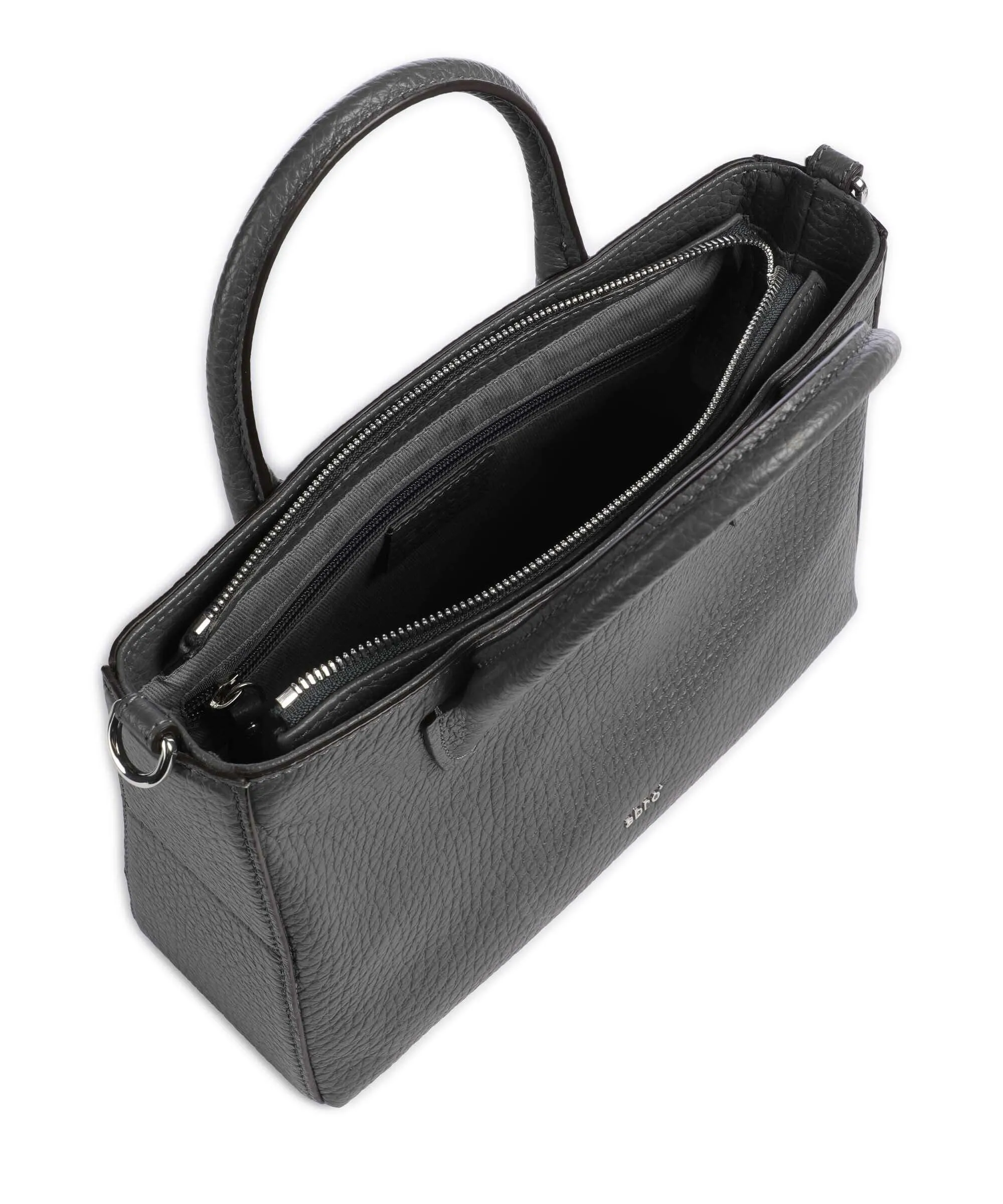  Abro Ranger Smith X-Bag Borsa a mano pelle di vacchetta grana grigio  