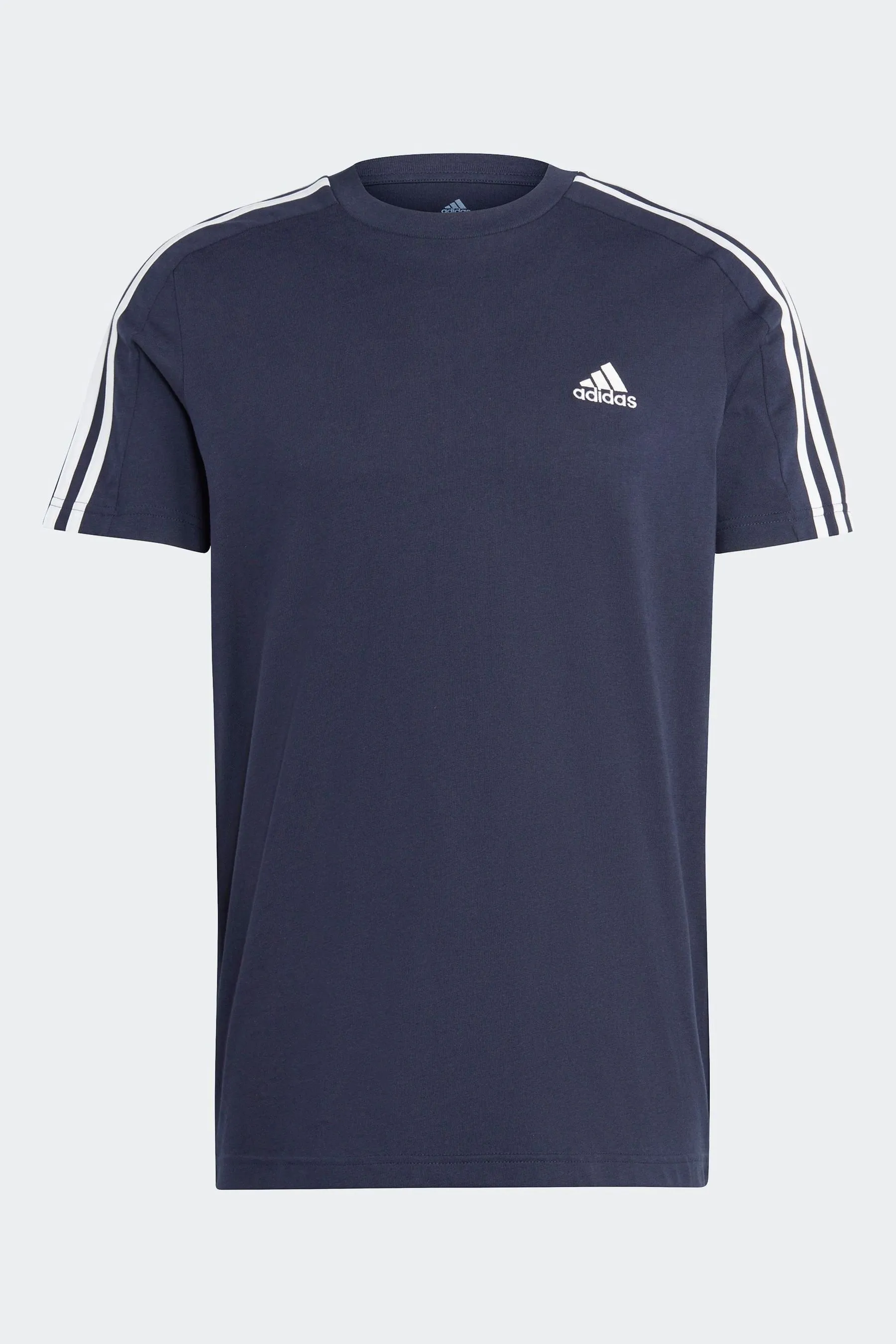 adidas Essentials Single Jersey 3-Stripes 100% Cotton T-Shirt    