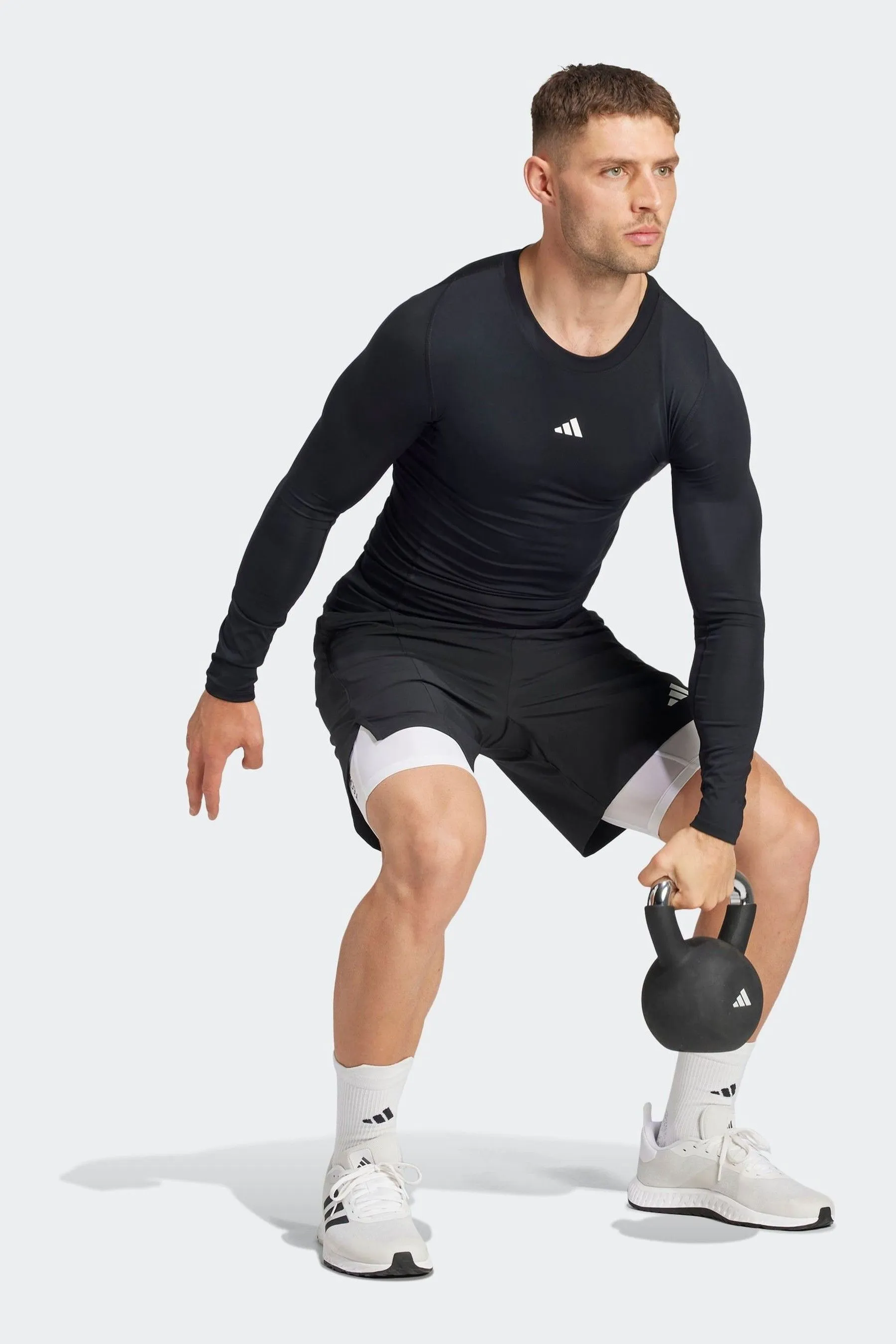 adidas - Techfit - Top Manica lunga Manica lunga compressione    