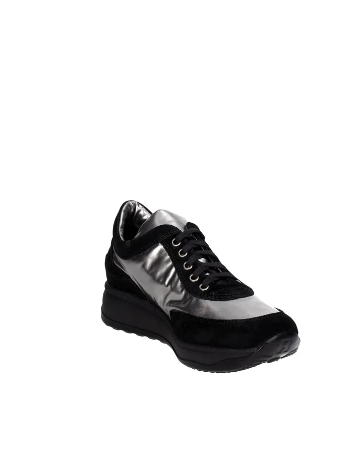 Agile By Rucoline  SNEAKERS BASSA 1304(6) NERO/ARGENTO