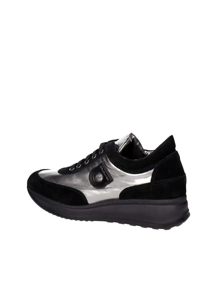 Agile By Rucoline  SNEAKERS BASSA 1304(6) NERO/ARGENTO