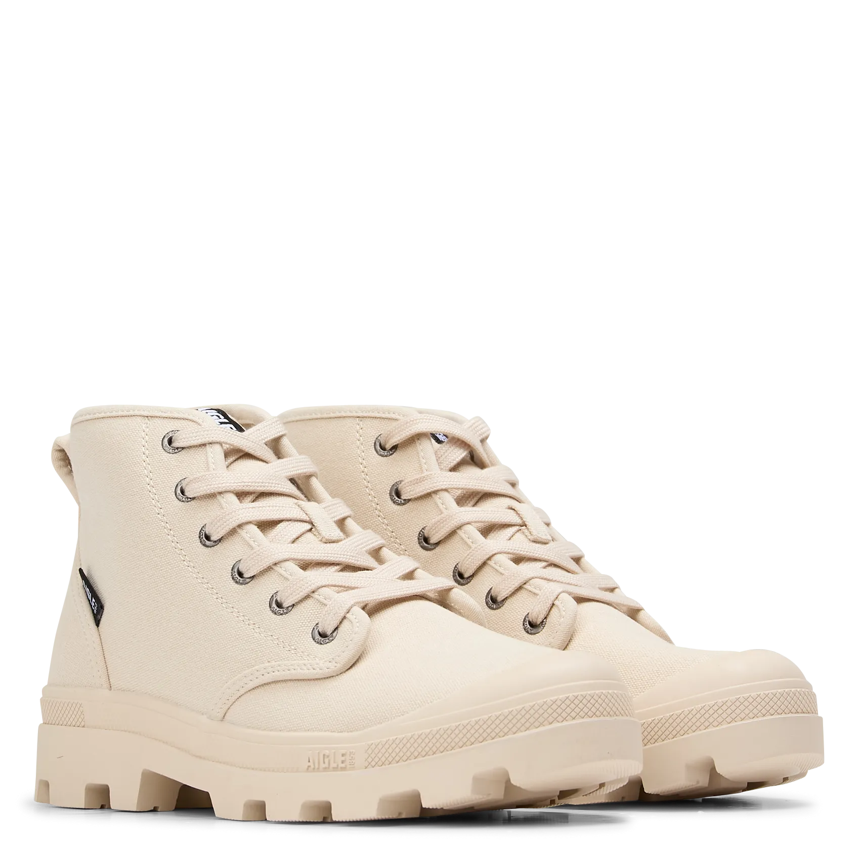  AIGLE   TENERE CVS - Stivali stringati in cotone | Beige