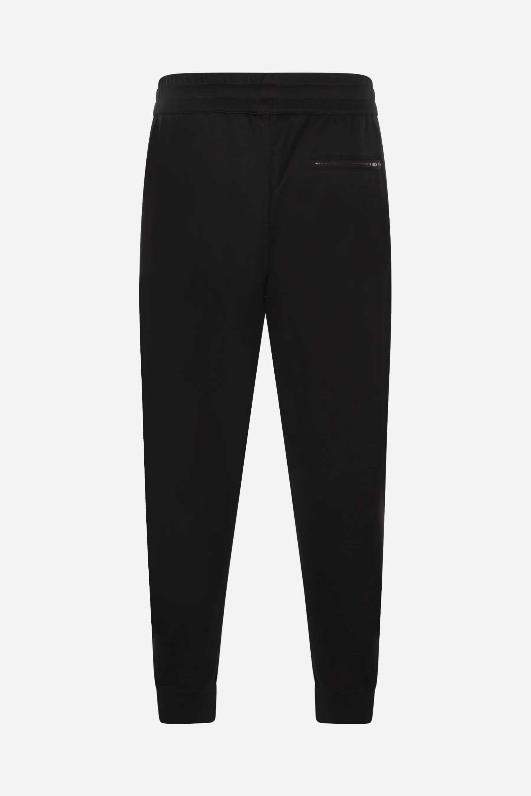  ALEXANDER McQUEEN pantalone jogging in rete jersey con intarsio logo McQueen 92 