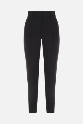  ALEXANDER McQUEEN pantalone slim-fit in crepe 