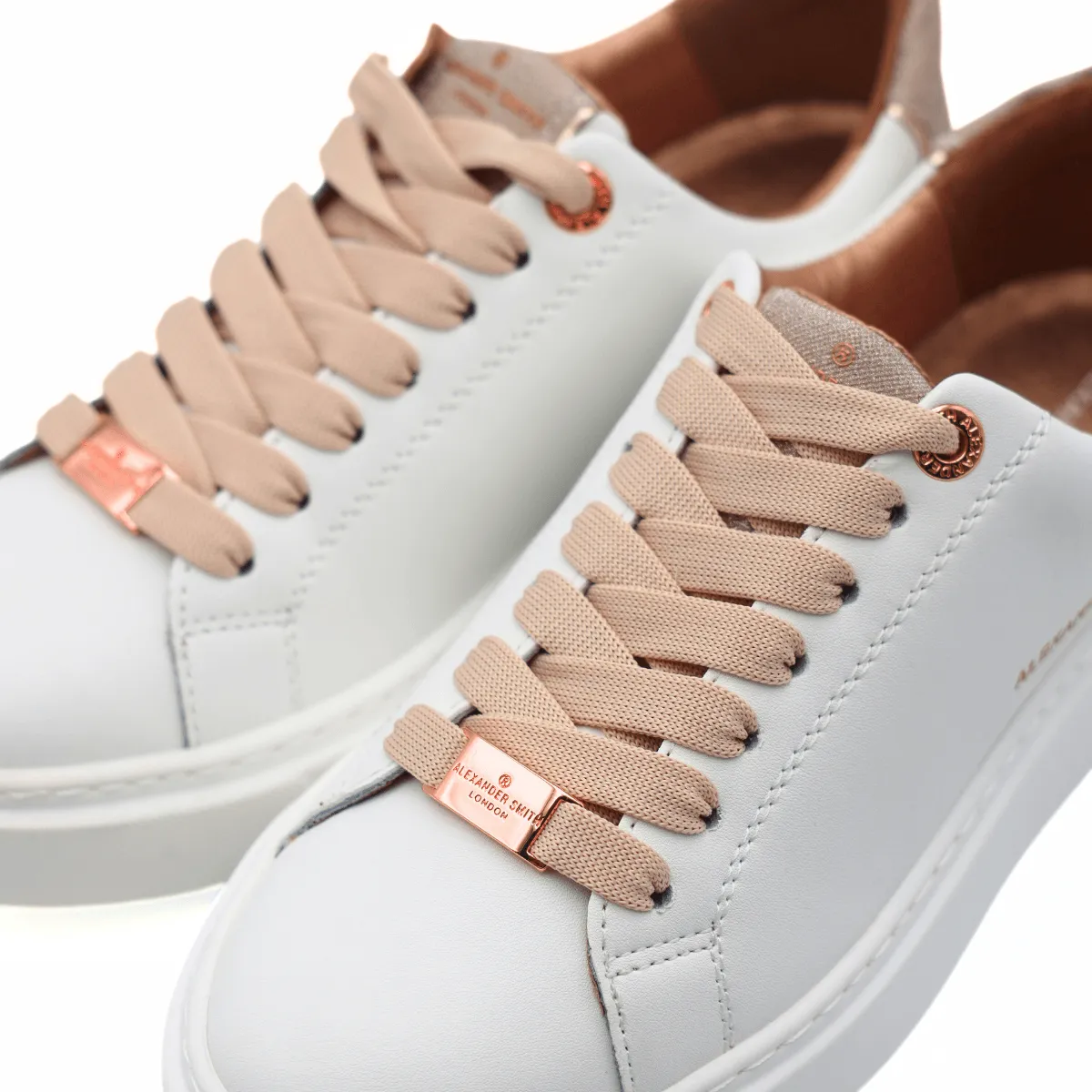 ALEXANDER SMITH SNEAKERS LONDON LDW 8290 WGD BIANCO  