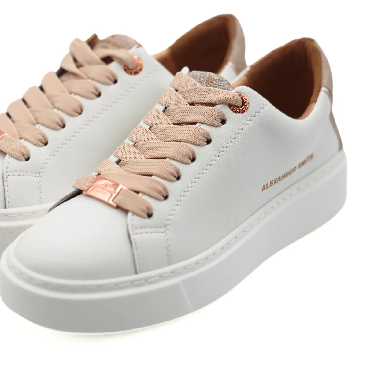 ALEXANDER SMITH SNEAKERS LONDON LDW 8290 WGD BIANCO  