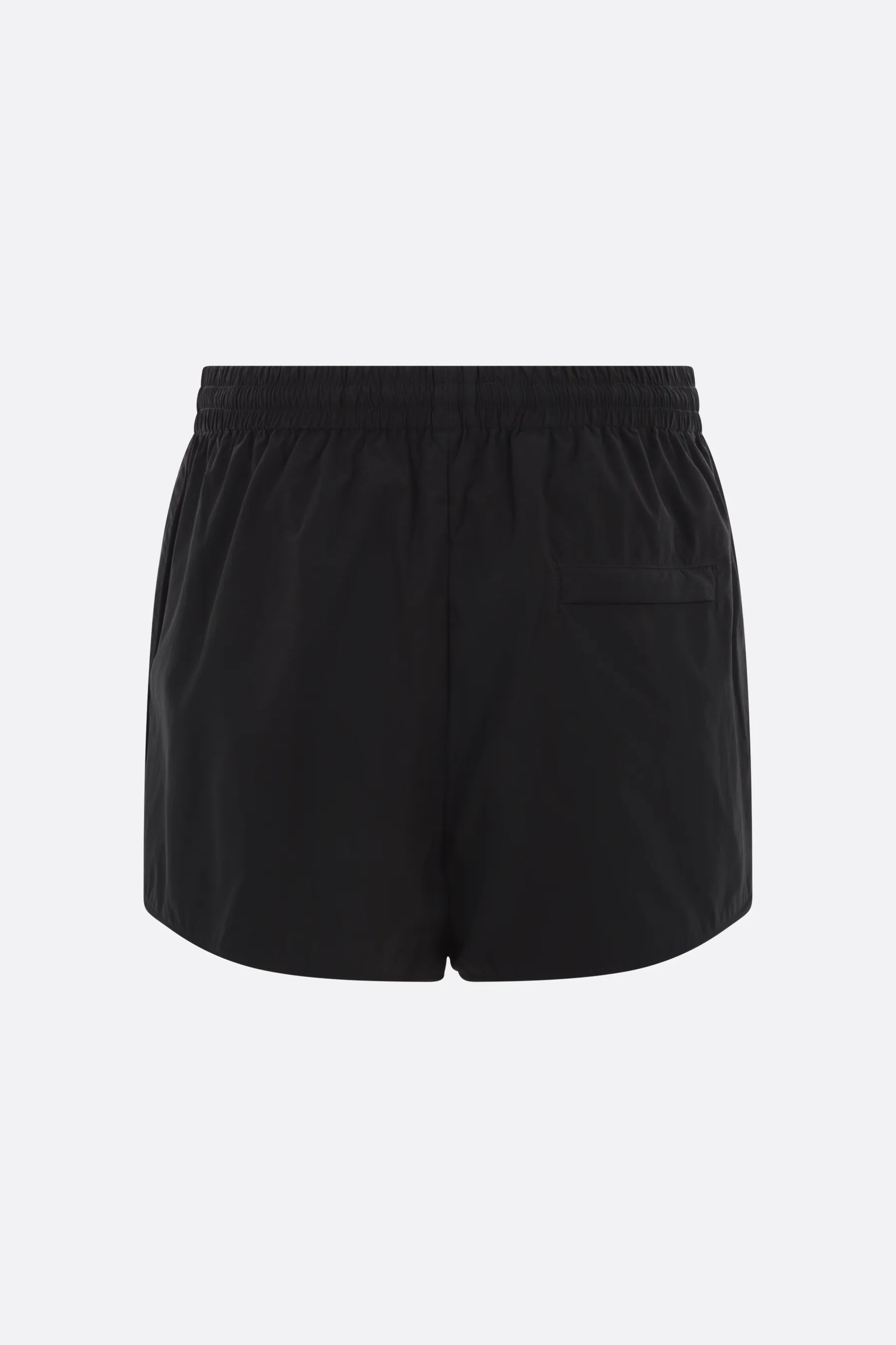  ALEXANDER WANG pantalone corto jogging in nylon stampa logo Puff 