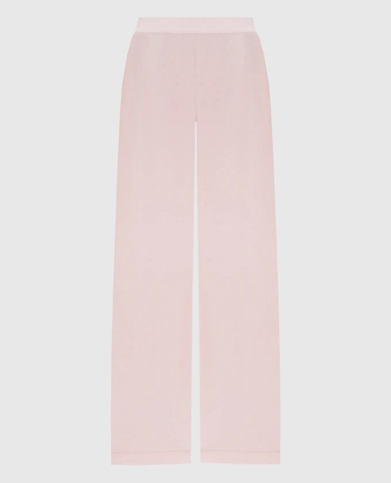 Allude Pantaloni della tuta rosa realizzati in lana e cashmere 24517034