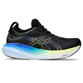 ASICS GEL-NIMBUS 25 Uomo Black / Glow Yellow Scarpa running super ammortizzata