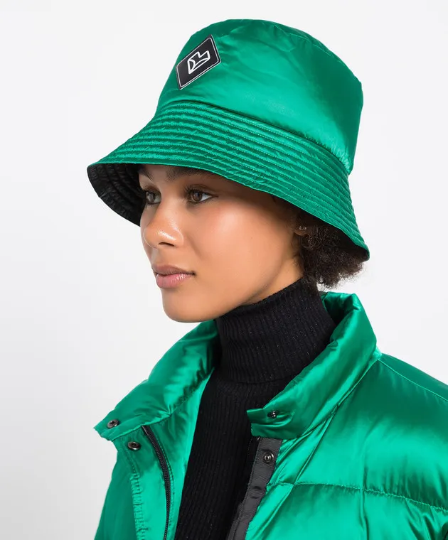 Be Florence Cappello verde con logo FLY2231