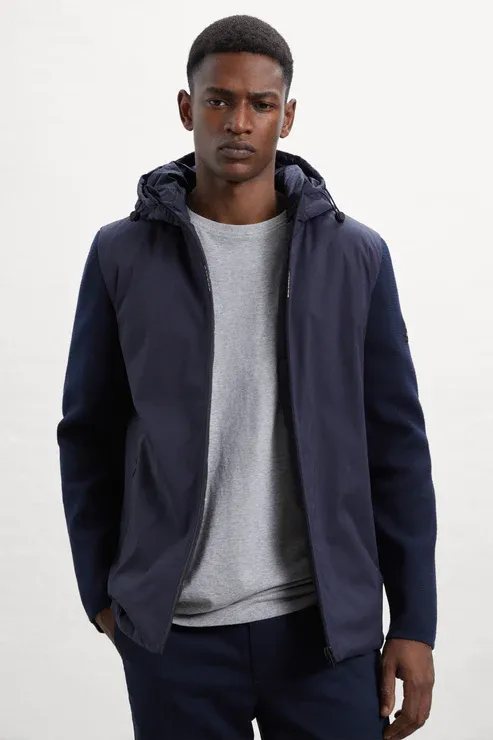 Berga Hooded Sweater / Blue