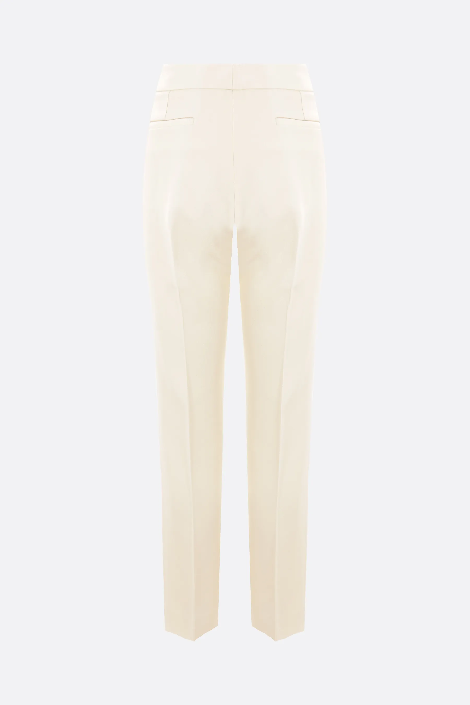  BLUMARINE pantalone slim-fit in sablé stretch 