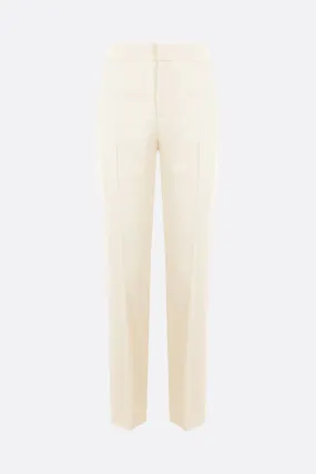  BLUMARINE pantalone slim-fit in sablé stretch 