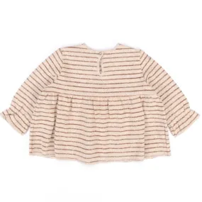 Blusa A Righe Neonata Bimba