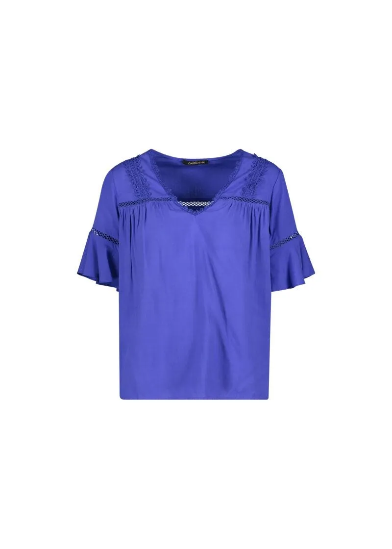 Blusa con scollo a V