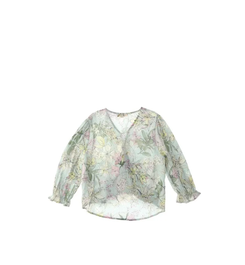 Blusa scollo V