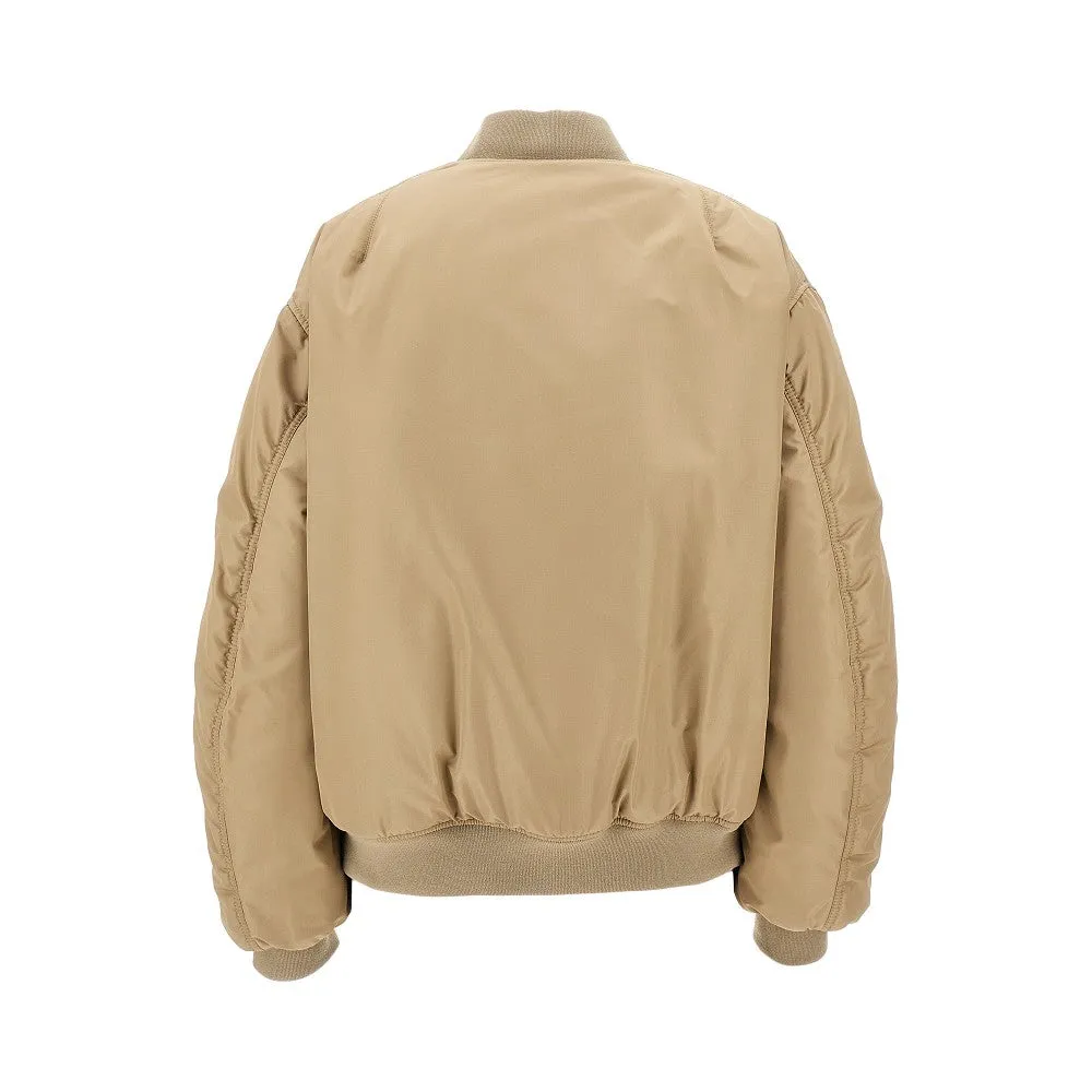 Bomber in nylon imbottito