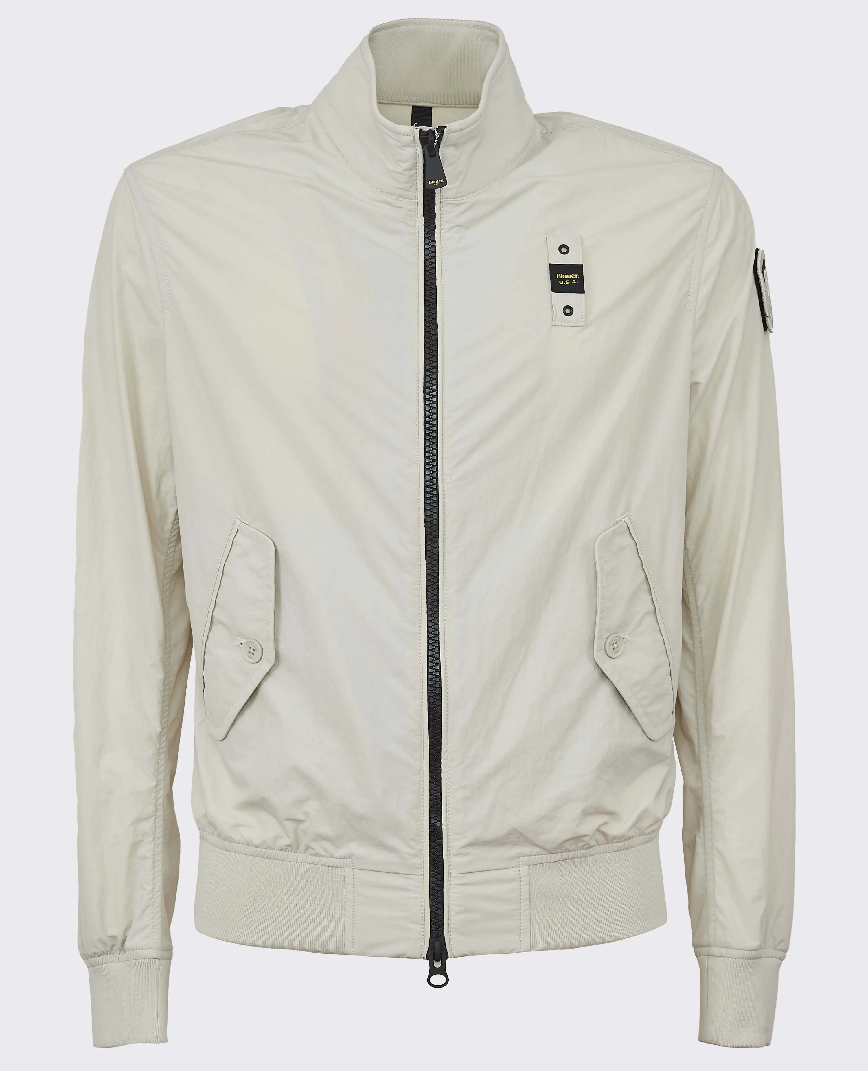 Bomber in Nylon Stretch Blauer