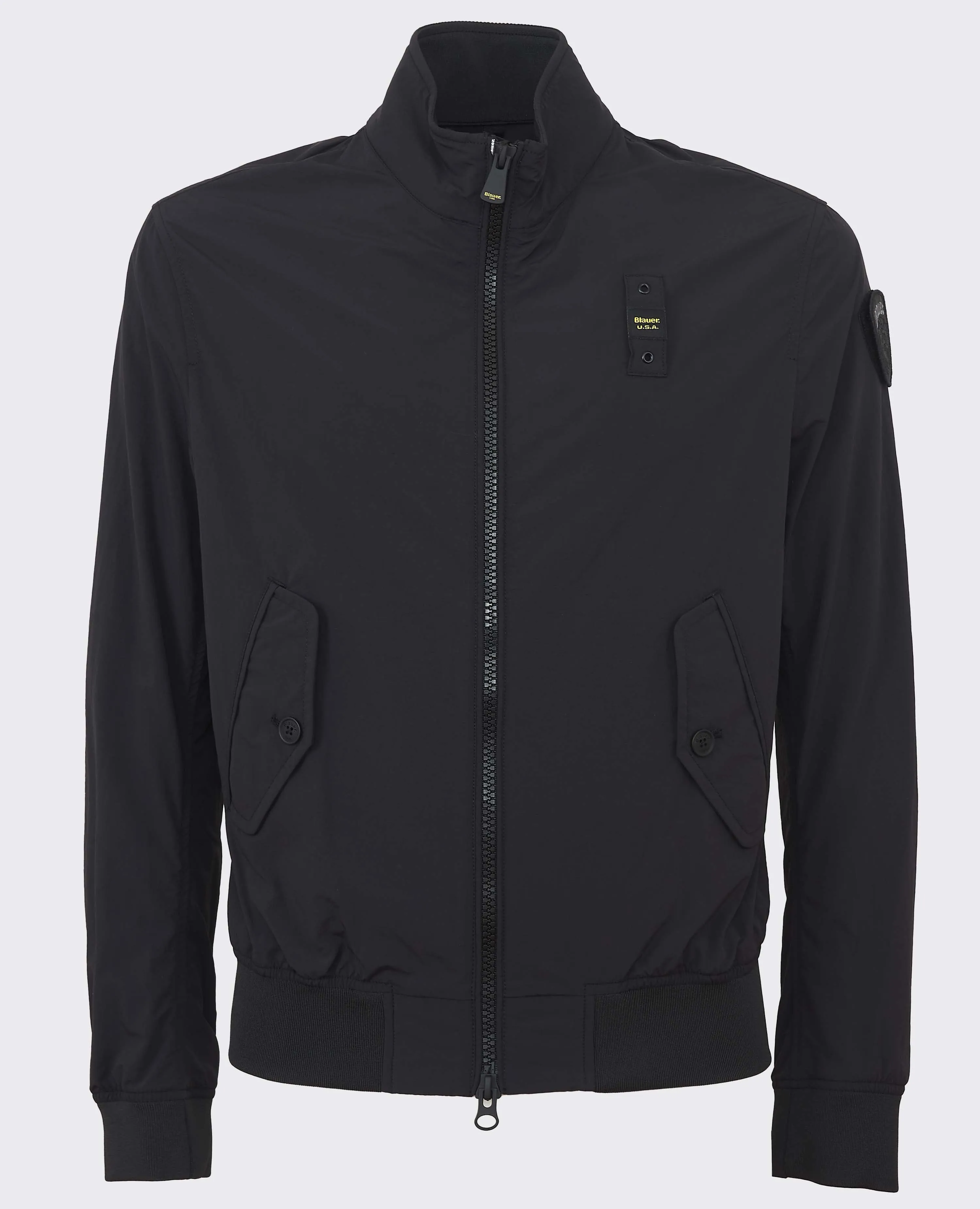 Bomber in Nylon Stretch Blauer