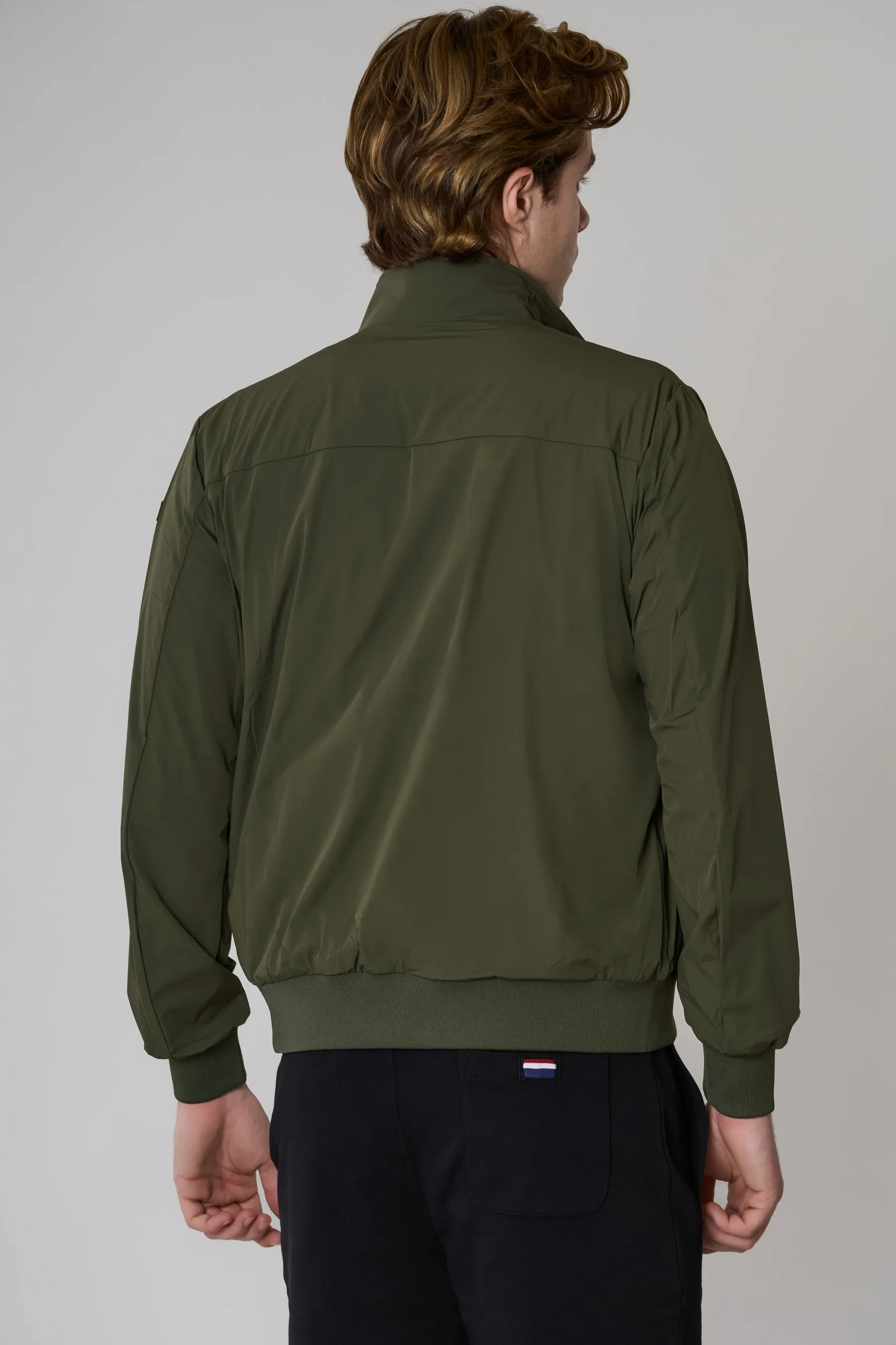 Bomber in stretch nylon