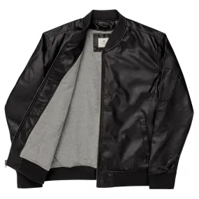 BOMBER PELLE UOMO - BLACK