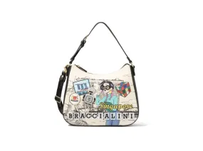 Borsa Braccialini Cartoline Singapore b17376