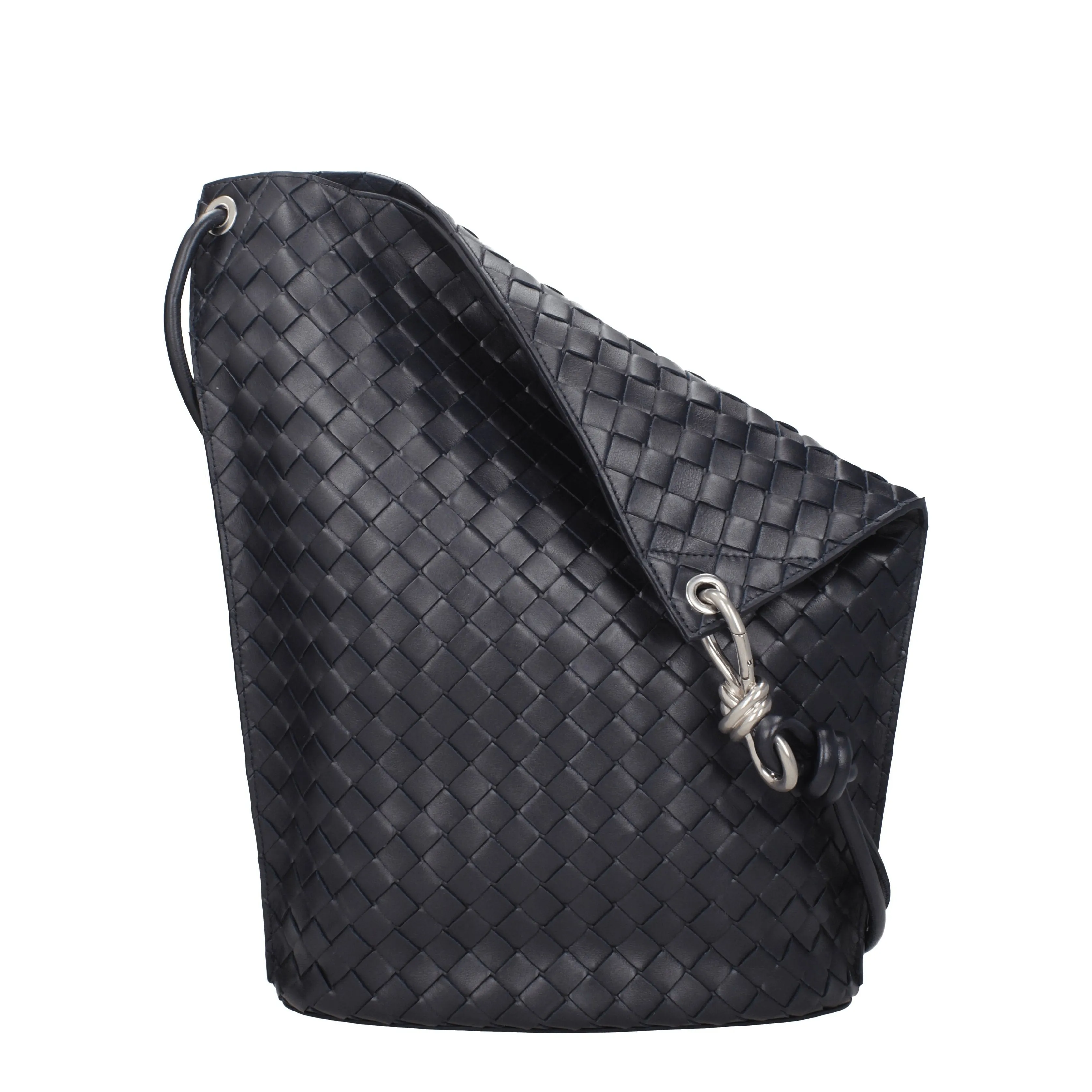 Bottega Veneta Borse a Spalla Donna Pelle Blu/Blu Scuro