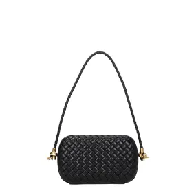 Bottega Veneta Borse a Spalla Knit Donna Pelle Nero