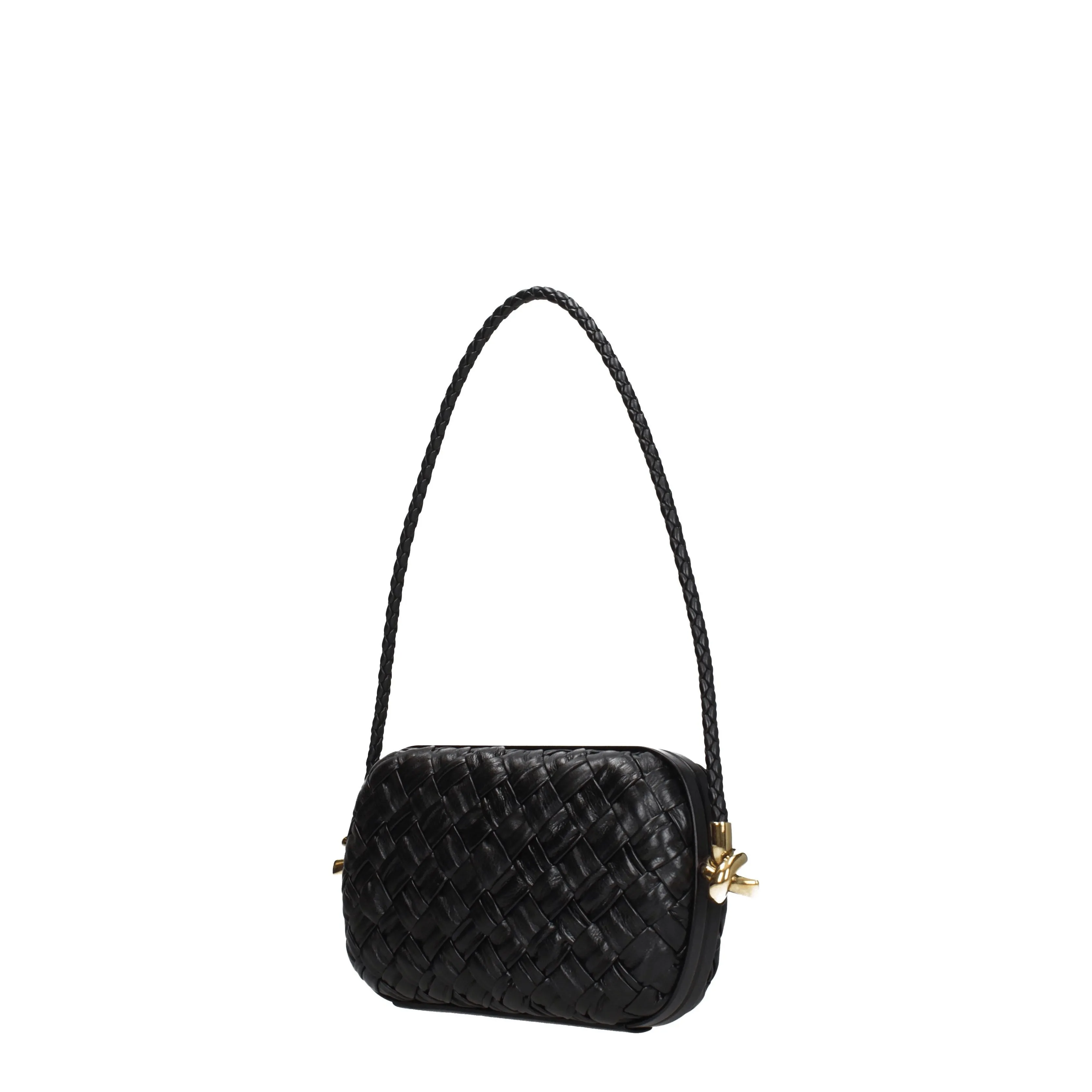 Bottega Veneta Borse a Spalla Knot Donna Pelle Nero