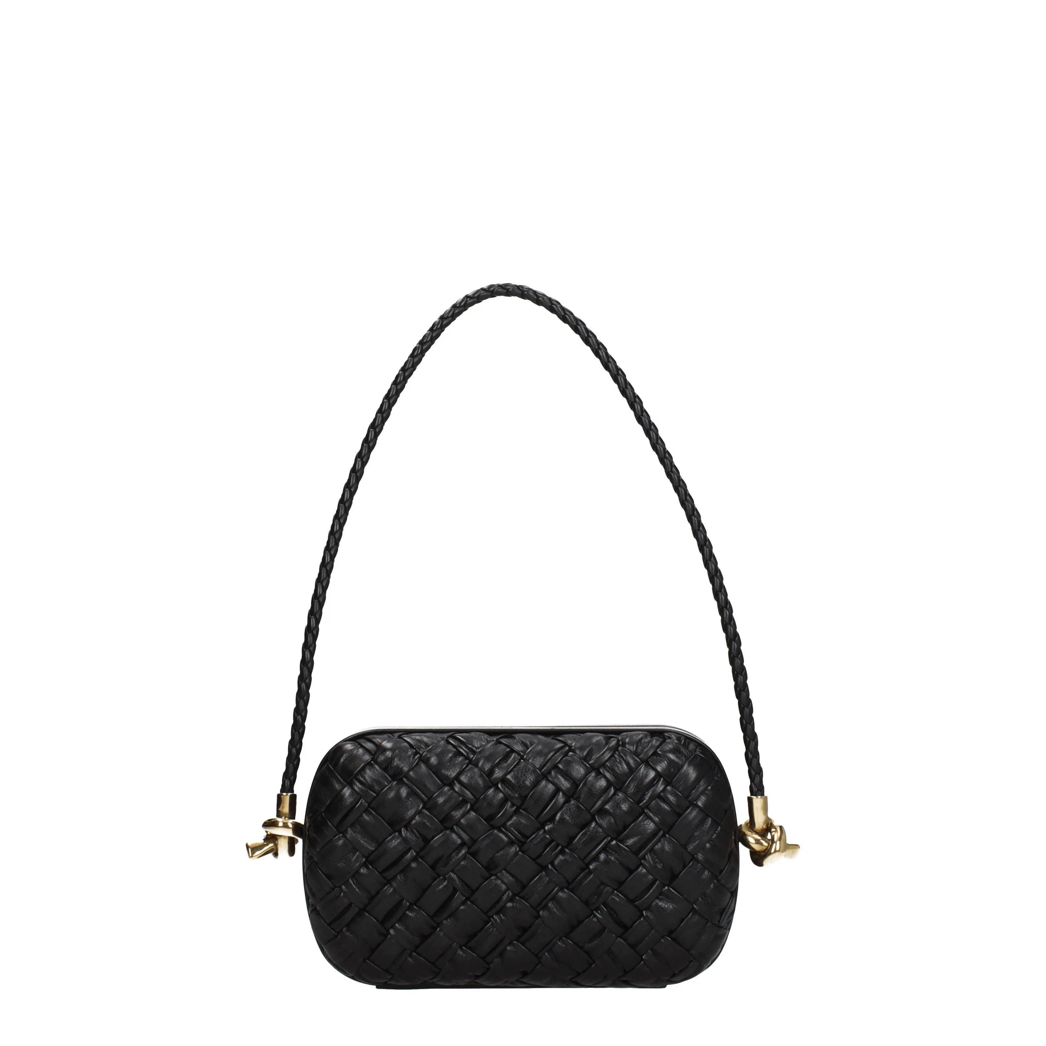 Bottega Veneta Borse a Spalla Knot Donna Pelle Nero