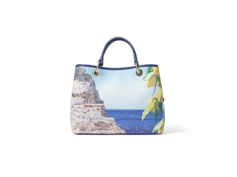 Braccialini Borsa Cartoline Capri B17620