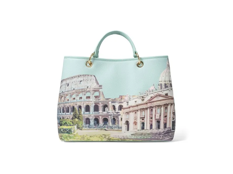 Braccialini Borsa Cartoline Roma B17621