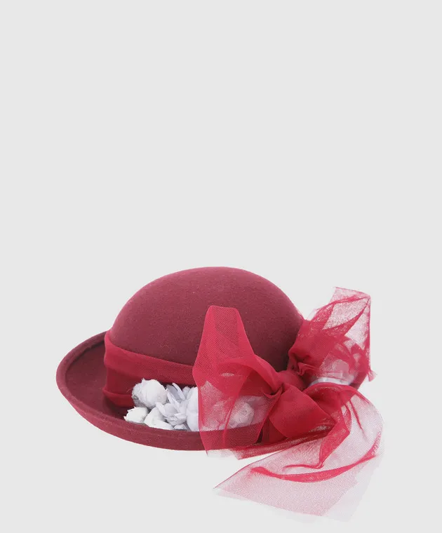 CAF Cappello bordeaux per bambini 04