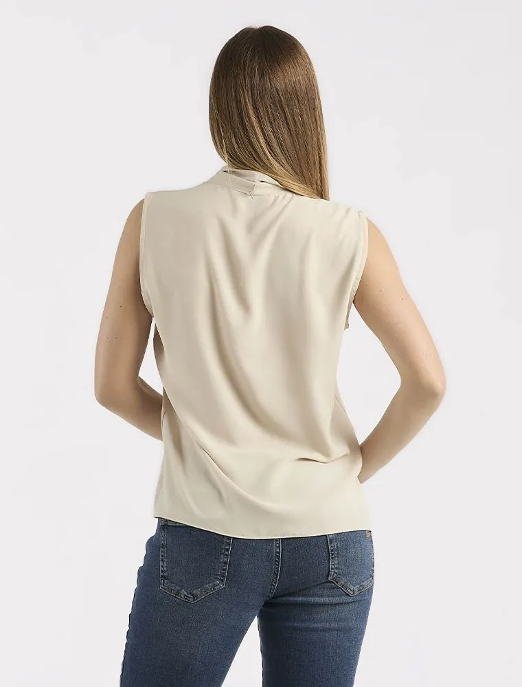 Camicia Manica Corta Rinascimento - Beige Chiaro