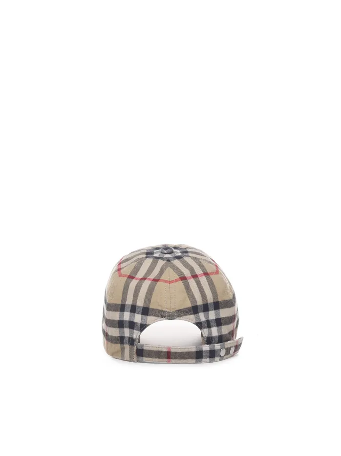 CAPPELLO DA BASEBALL CON STAMPA CHECK