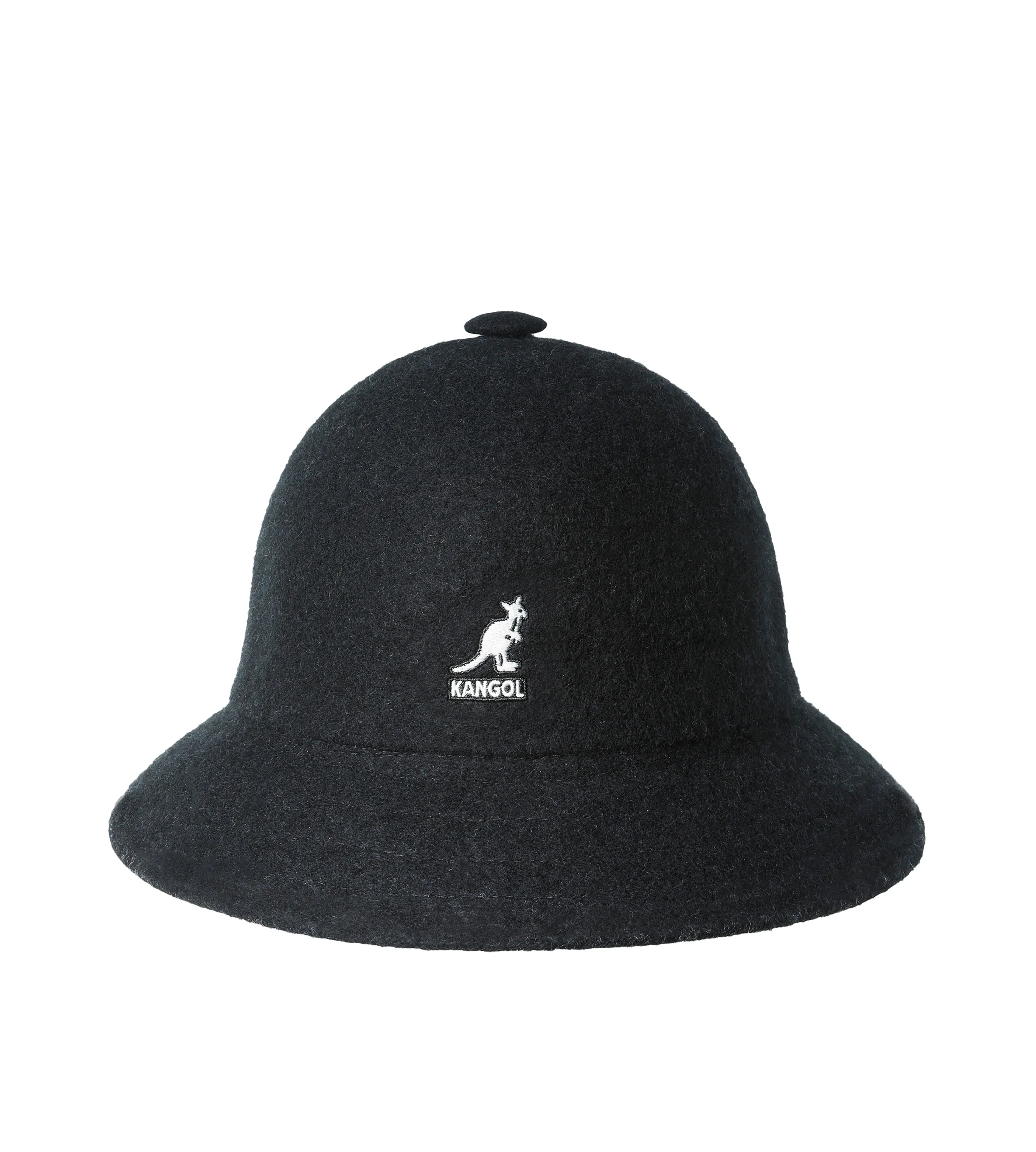 Cappello Kangol Wool Casual In Lana Nero