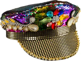 Cappello paillettes anni '80