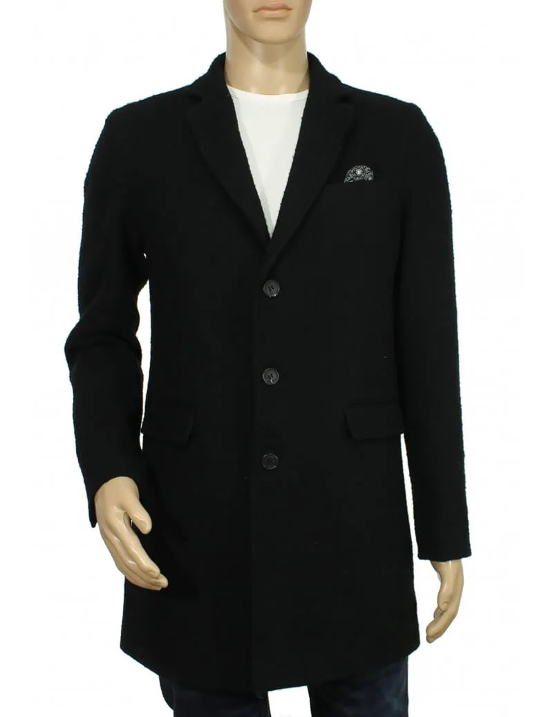 cappotto nero uomo