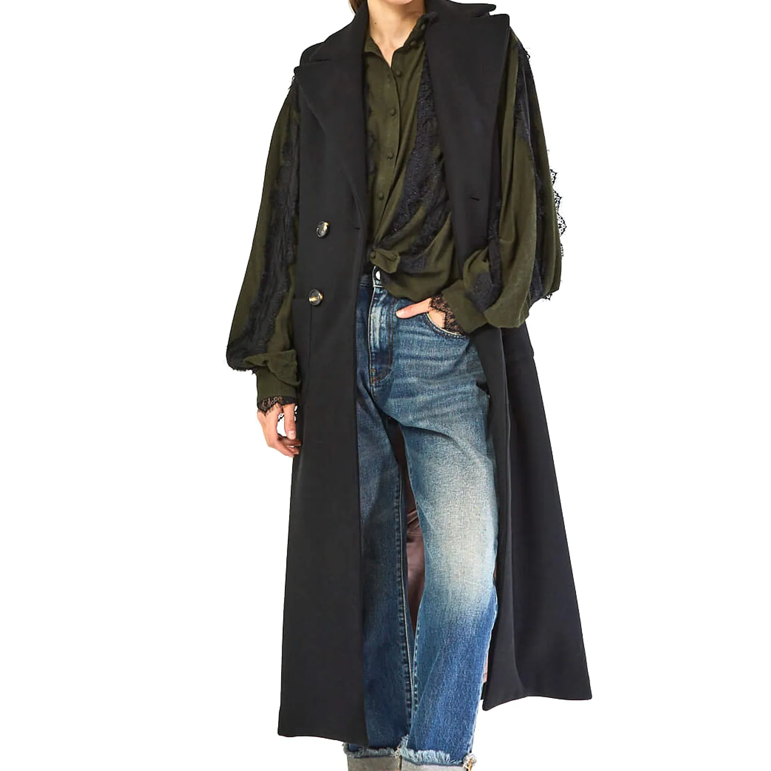 Cappotto Smanicato Nero