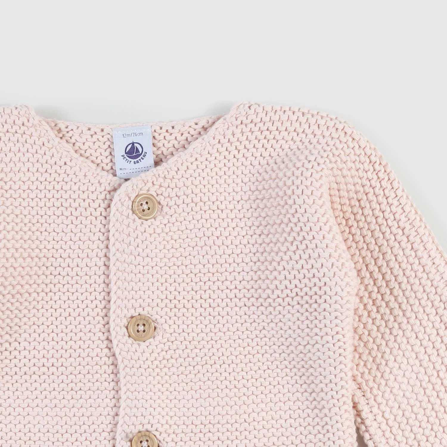 Cardigan Rosa Chiaro Neonato