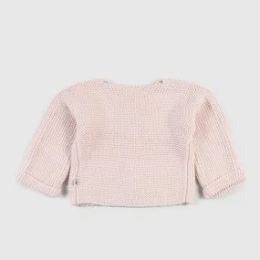 Cardigan Rosa Chiaro Neonato