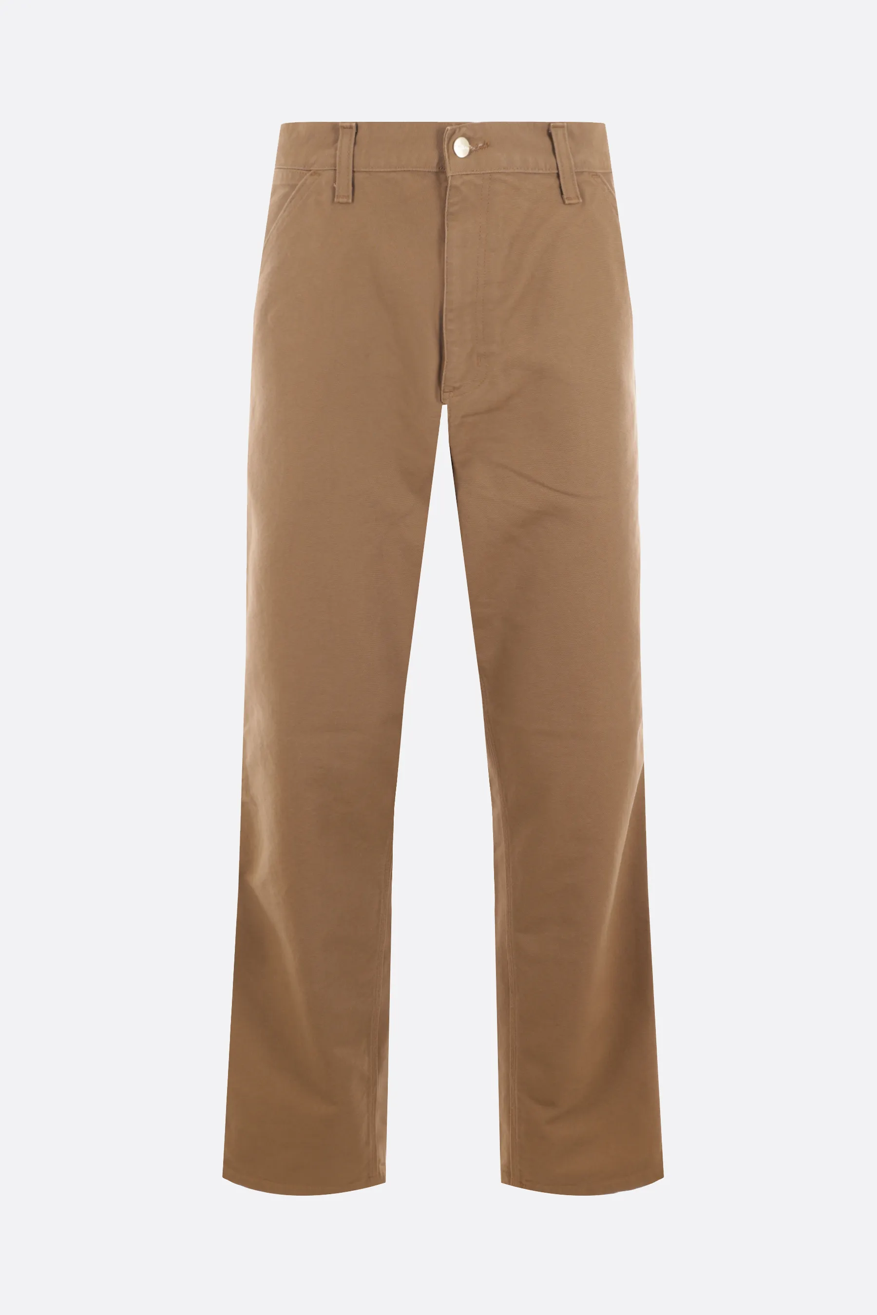  CARHARTT WIP pantalone Single Knee in canvas Dearborn organico 