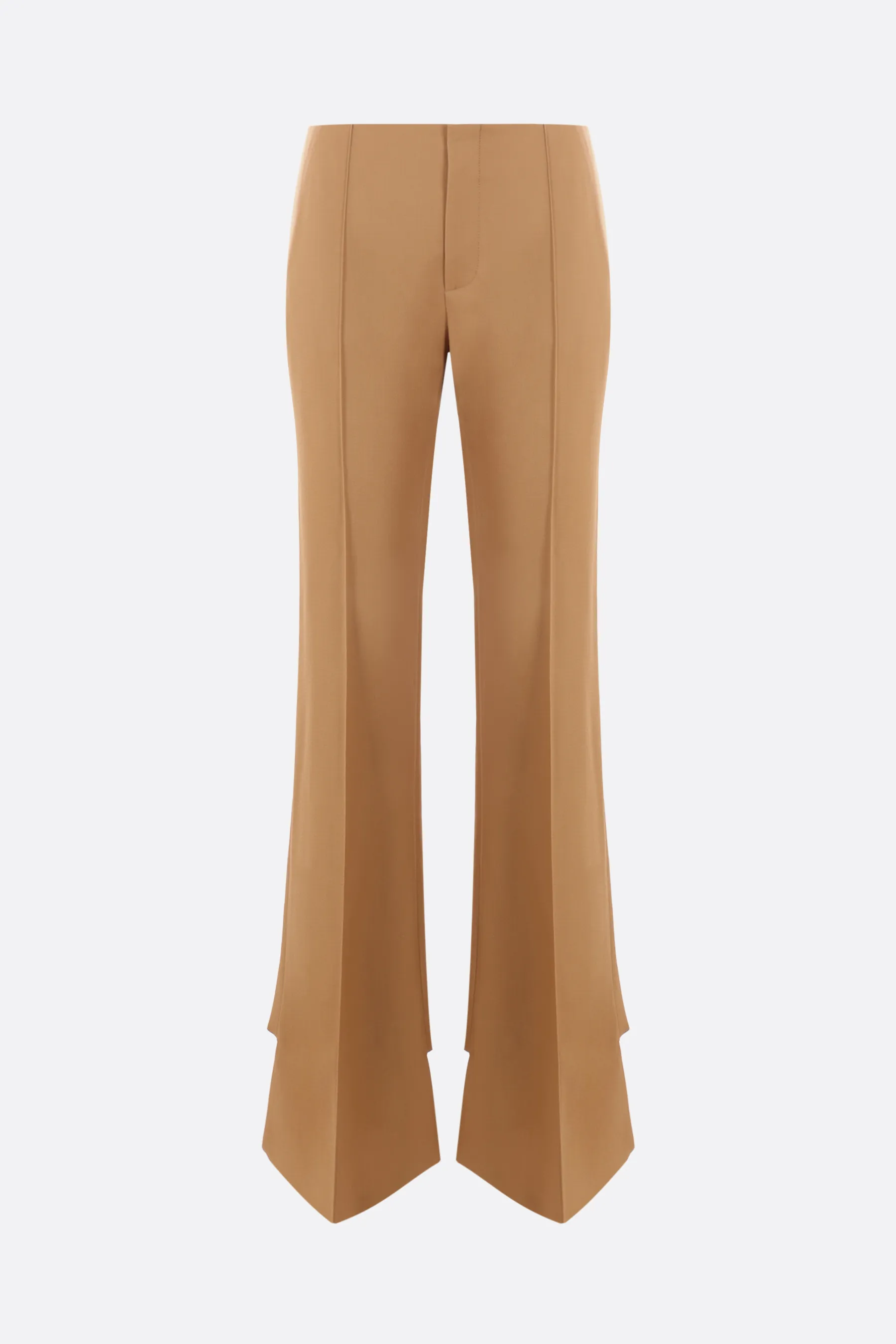  CHLOÉ pantalone slim-fit in lana grain de poudre 