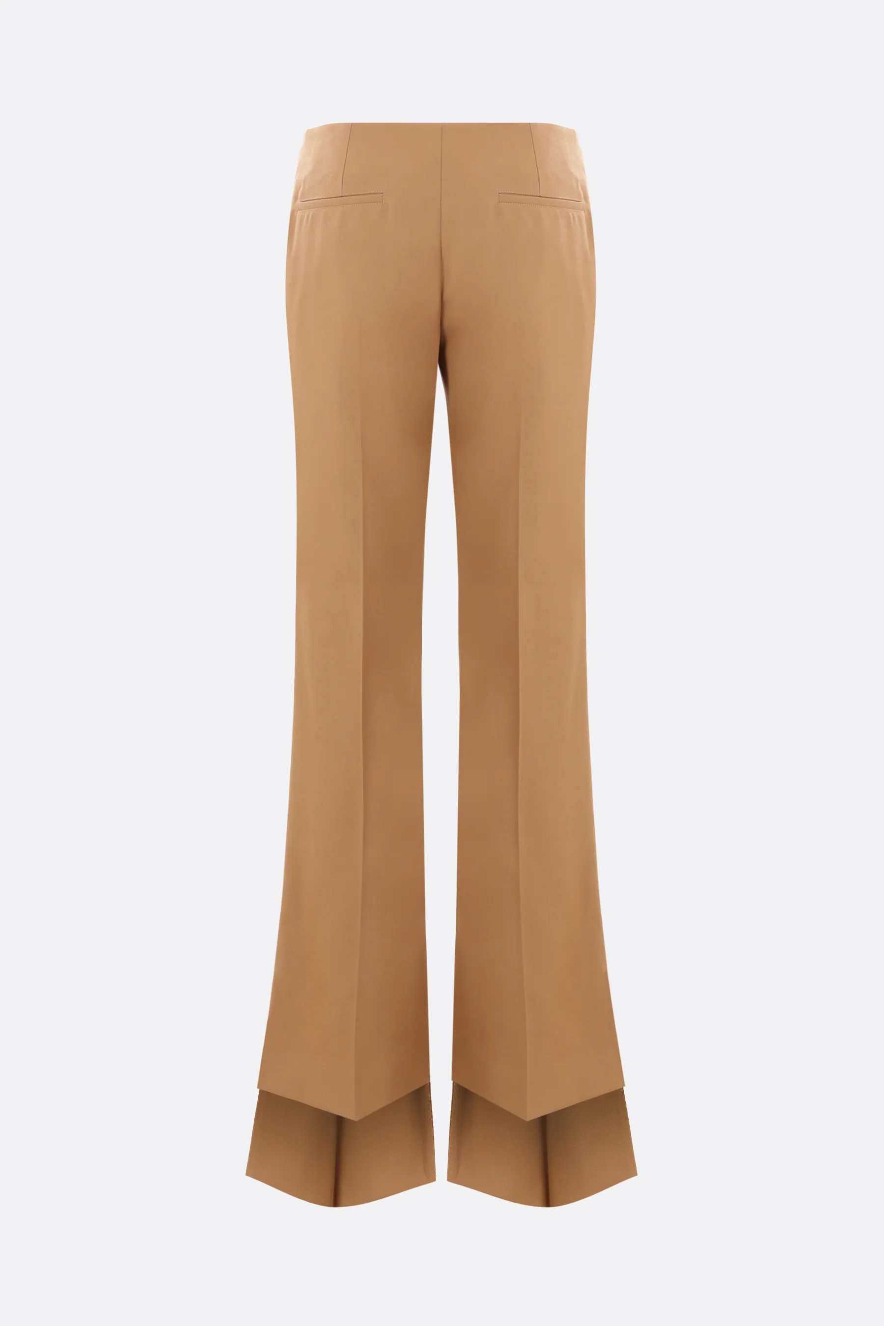  CHLOÉ pantalone slim-fit in lana grain de poudre 