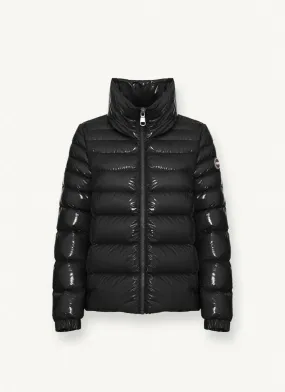 COLMAR giubbotto donna bomber piuma lucido 2298 8XV GLOWER 99 NERO inverno 2023