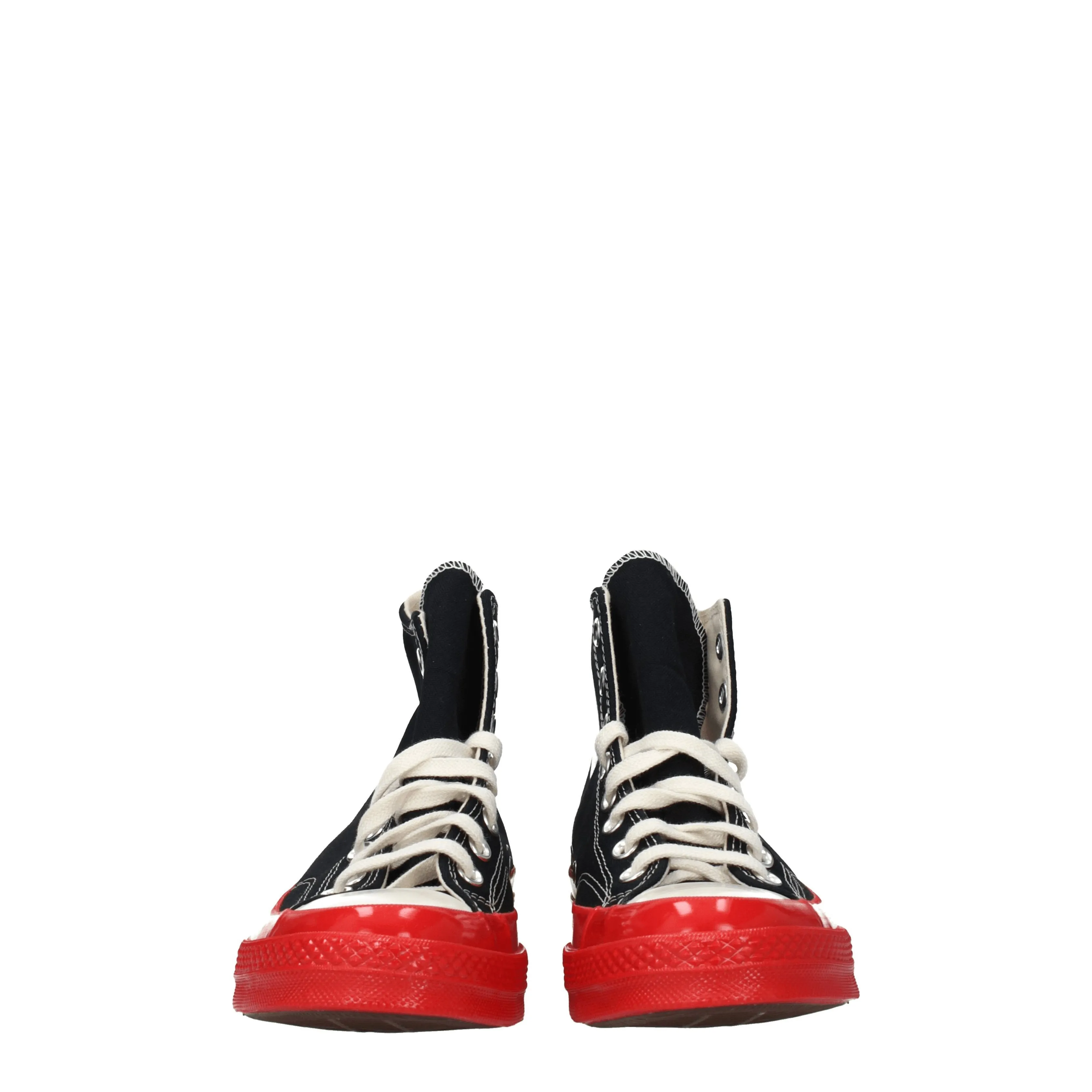 Comme des Garon Sneakers Converse Uomo Tessuto Nero/Rosso